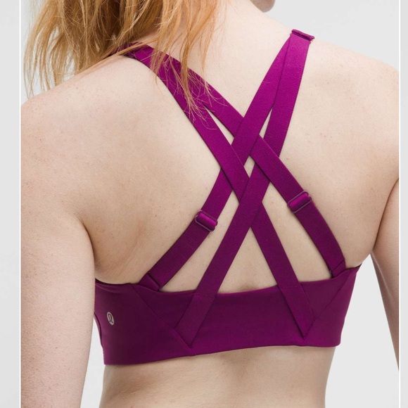 Lululemon Energy Zip-Front Bra *High-Support, Chilled Grape - 38D - NWT - Picture 2 of 8